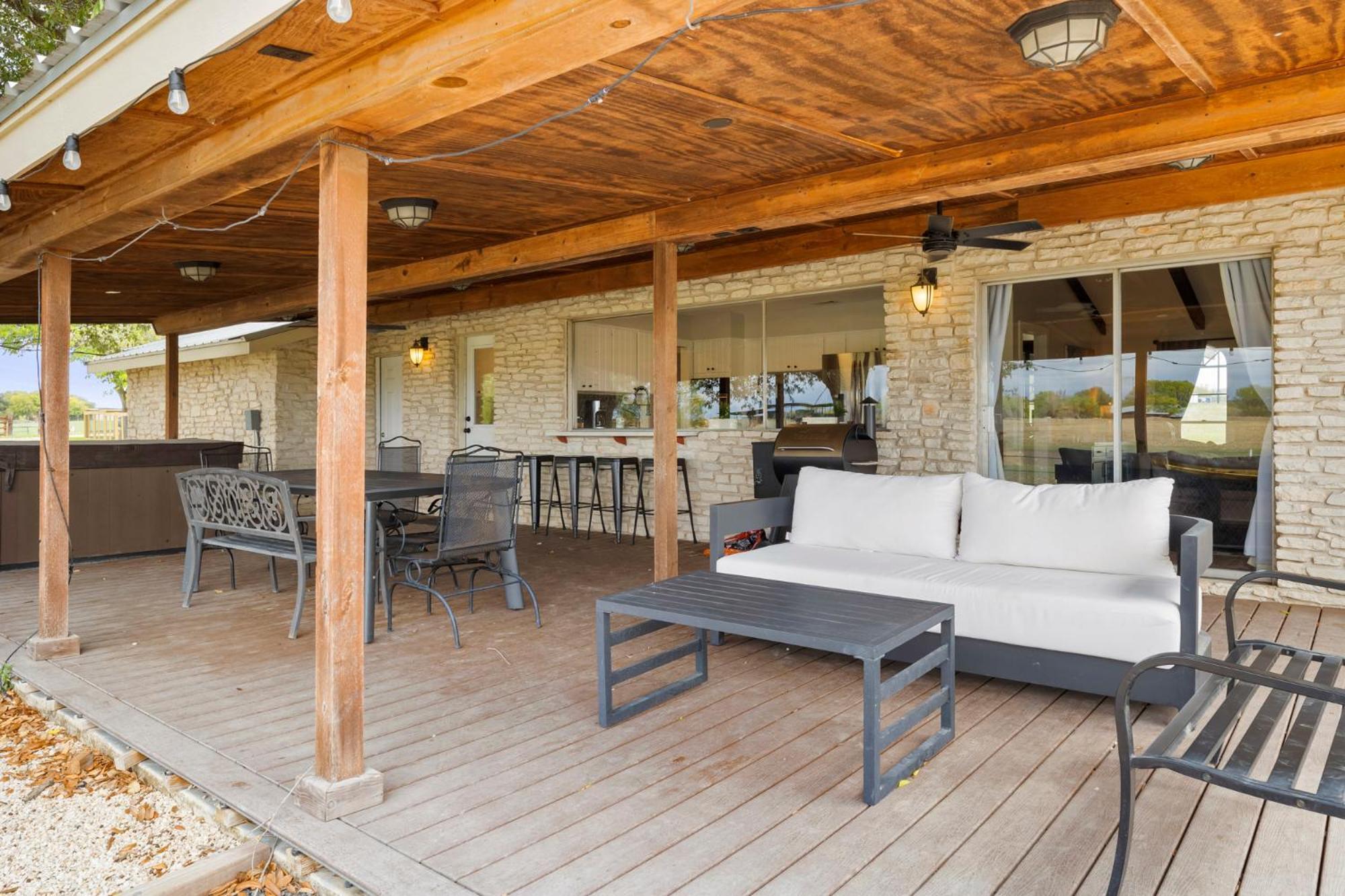 Farm Retreat With Jacuzzi, Fire Pit, Mini Goats, Mini Ponies And Mini Cows Villa San Marcos Cameră foto